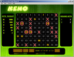 Keno Online 1.5 screenshot